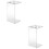 2Pièces Boîte Rangement Ciseaux Transparent Salon Accessoires 6