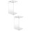 2Pièces Boîte Rangement Ciseaux Transparent Salon Accessoires 7