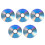 5 Ensembles De CD Réinscriptibles Haute Capacité Pour Audio 8