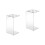2Pièces Boîte Rangement Ciseaux Transparent Salon Accessoires 4