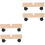 4Pièces Accessoires Base Paravent Beige Résistante 4