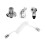 1Set Waschbecken Duschkopf ABS Kupfer Silber 1