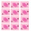 60Pièces Patchs Collagène Gel Hydratants Rose 8