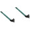 2Pièces Protège-Queue Vert Réutilisable En Tissu 6
