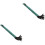2Pièces Protège-Queue Vert Réutilisable En Tissu 5