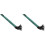 2Pièces Protège-Queue Vert Réutilisable En Tissu 4