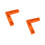 2Pièces Positionneurs D’angle 90 Orange En , Usage Manuel 3
