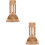 2Pcs Adjustable Rabbit Bottle Holder Khaki Decorative Pet Stand 6
