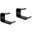 2Pcs Black Headset Holder Durable Headphone Hanger Space-Saving Rack 4