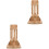 2Pcs Adjustable Rabbit Bottle Holder Khaki Decorative Pet Stand 3