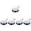 5Pcs Hand Held Tambourine Double Rows Drum Bell Practice Instrument 5