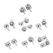 3Sets Silver Battery Spring Contact Plate Metal Replacement for Remote