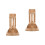 2Pcs Adjustable Rabbit Bottle Holder Khaki Decorative Pet Stand 4