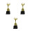 3Pièces Trophées Dorés Enfants Compétitions Reconnaissance 7