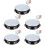 5Pcs Hand Held Tambourine Double Rows Drum Bell Practice Instrument 6
