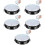 5Pcs Hand Held Tambourine Double Rows Drum Bell Practice Instrument 7