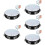 5Pcs Hand Held Tambourine Double Rows Drum Bell Practice Instrument 10