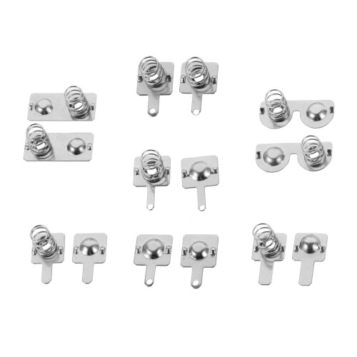 3Sets Silver Battery Spring Contact Plate Metal Replacement for Remote 2