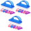 18Pcs Plastic Handle Nail Brushes Assorted Colors Fingernail Cleaners 3