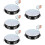 5Pcs Hand Held Tambourine Double Rows Drum Bell Practice Instrument 11