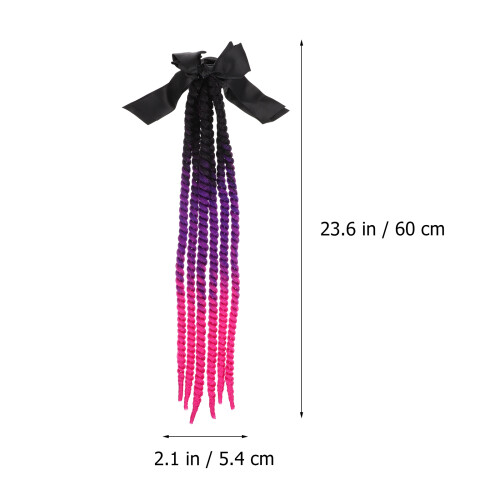 8Pcs Durable Braid Decor Motorbike Ponytail Accessory 1