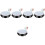 5Pcs Hand Held Tambourine Double Rows Drum Bell Practice Instrument 4