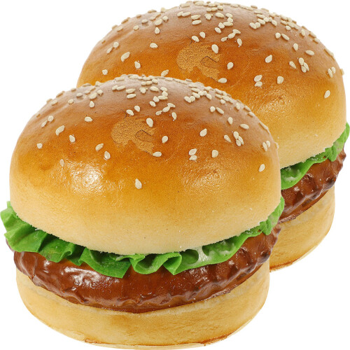 8 Pcs Simulation Fake Burger Model For Display 1