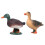 2Pcs Simulation Duck Model Decor Ornament Kids Cognitive Toy 10