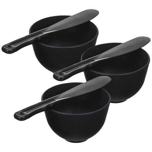 3 Sets Facial Mask Mixing Bowl With Applicator Tool
