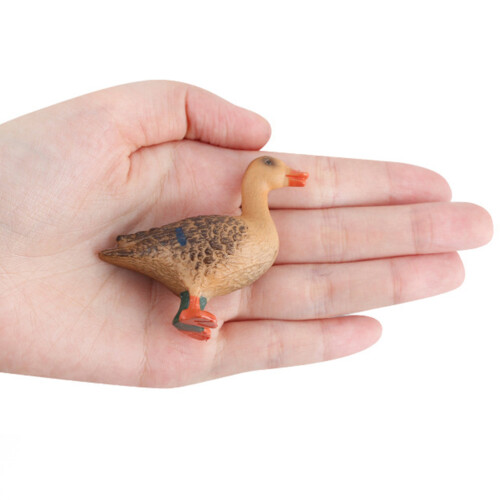 2Pcs Simulation Duck Model Decor Ornament Kids Cognitive Toy 2