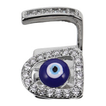 4Pcs Hip Hop Teeth Grill Rapper Shiny Evil Eye Mouth Jewelry