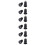 6Paren Aluminium Alloy Handlebar Cap Zwart Lichtgewicht Eindplug 7