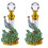 2Pcs Green Decorative Perfume Bottles Small Refillable Aroma Storage 4