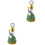2Pcs Green Decorative Perfume Bottles Small Refillable Aroma Storage 5