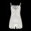 1Set White Bodysuit Nightwear Durable Underclothes 6