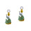 2Pcs Green Decorative Perfume Bottles Small Refillable Aroma Storage 6