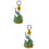 2Pcs Green Decorative Perfume Bottles Small Refillable Aroma Storage 9