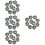 40 Pcs Diy Button Rivets Retro Suitcase Buckle Craft Concho 9