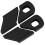 2 Sets Silicone Crank Arm Cases Crankset Protective Cover 1