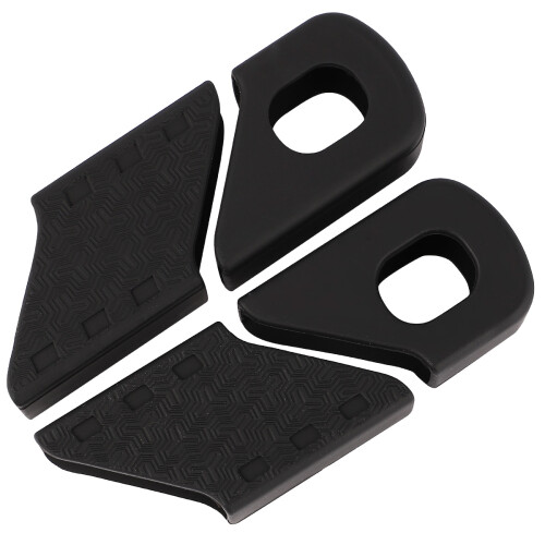 2 Sets Silicone Crank Arm Cases Crankset Protective Cover