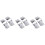 6Pcs Heavy Duty Adjustable Pull Latches Stainless Steel Silver for Bbq 4
