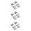 6Pcs Heavy Duty Adjustable Pull Latches Stainless Steel Silver for Bbq 8