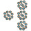 40 Pcs Diy Button Rivets Retro Suitcase Buckle Craft Concho 8