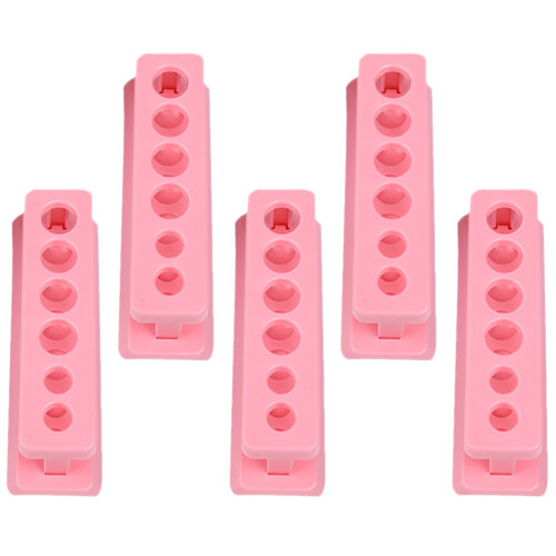 10St ABS Testbuis Organizer Roze Handig Draagbaar School
