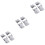 6Pcs Heavy Duty Adjustable Pull Latches Stainless Steel Silver for Bbq 5