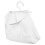 4pcs Mesh Hanging Bag Polyester Clip Storage White 4