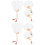 8 Pcs Diy Bamboo Handle Blank Fans For Decorative Graffiti Craft 7