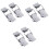 6Pcs Heavy Duty Adjustable Pull Latches Stainless Steel Silver for Bbq 3