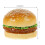 8 Pcs Simulation Fake Burger Model For Display 8