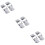 6Pcs Heavy Duty Adjustable Pull Latches Stainless Steel Silver for Bbq 9